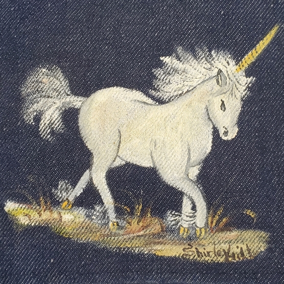 SOLD Vtg unicorn purse - Picture 7 of 9